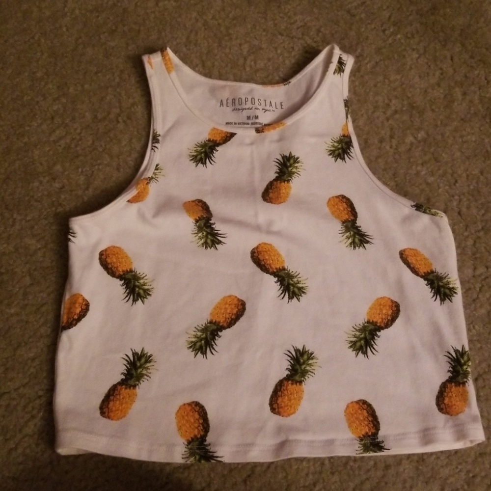 pineapple crop top